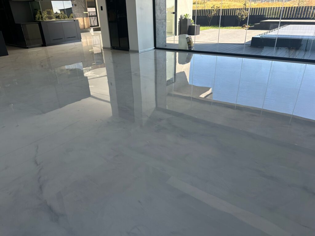 Epoxy flooring marble finish11
