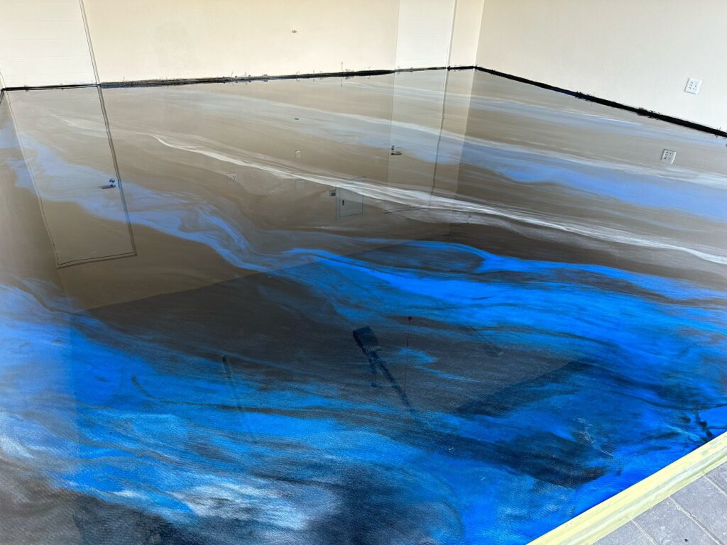 Epoxy flooring marble finish12