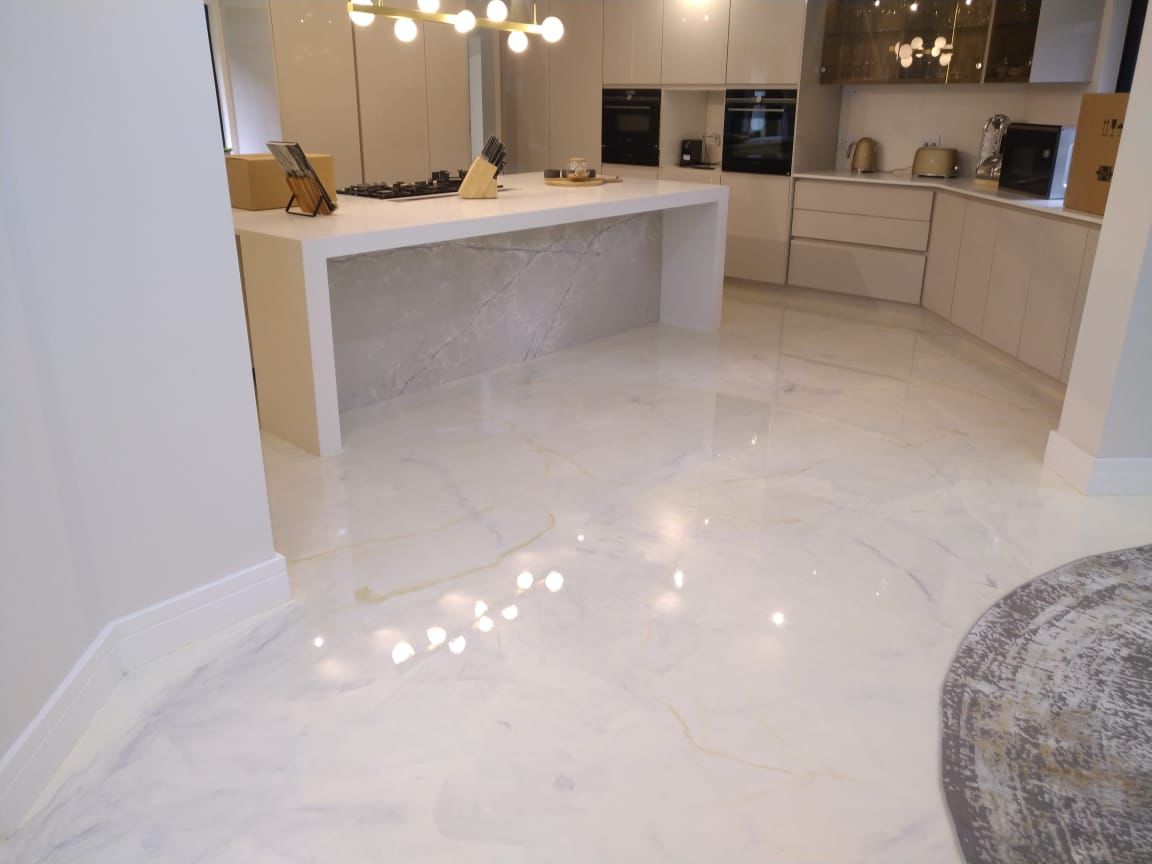Epoxy flooring marble finish21
