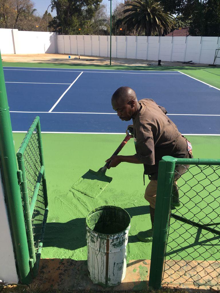 Refurbishing of Tennis Courts5