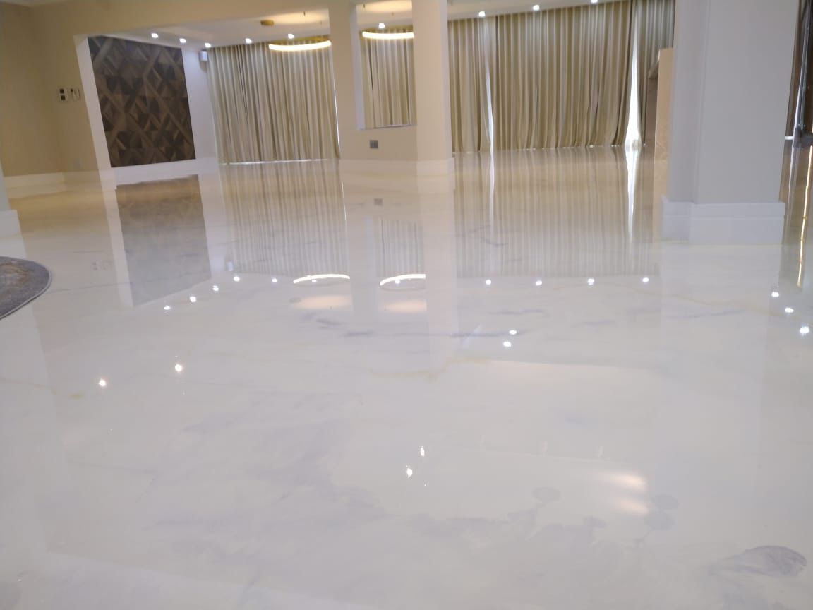 Epoxy flooring marble finish19