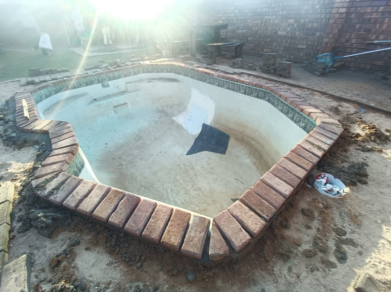 Pool crack and leak repair